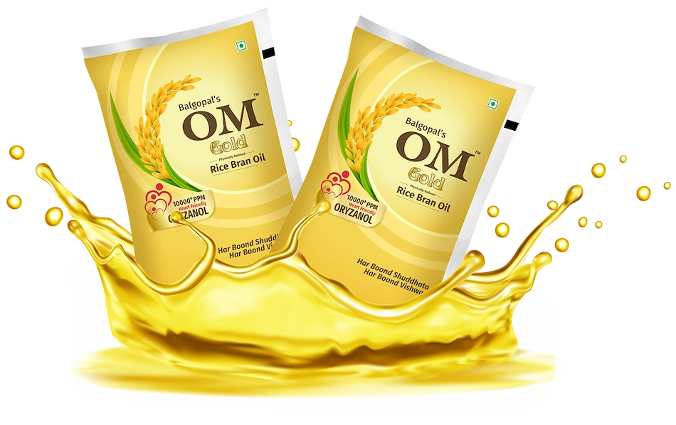 Om Gold Rice Bran Oil